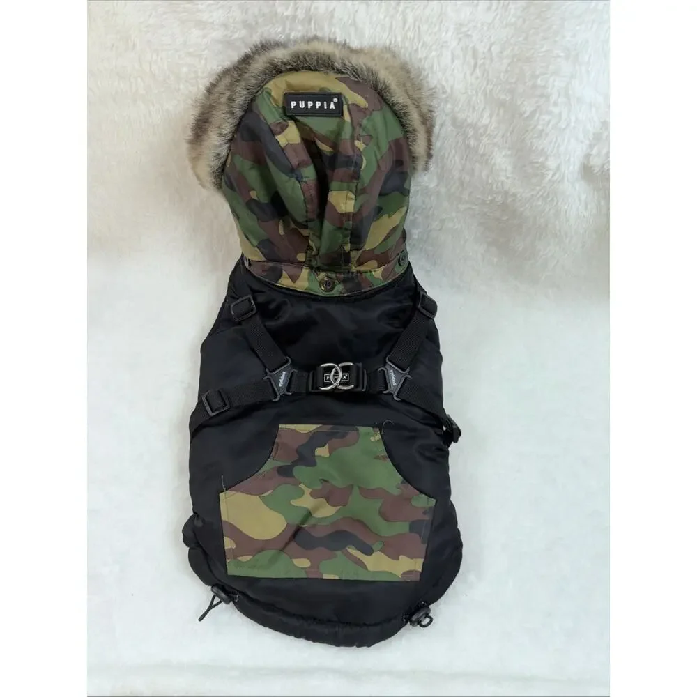 Puppia Orson Coat With Built In Dog Harness Size Large (E0010)